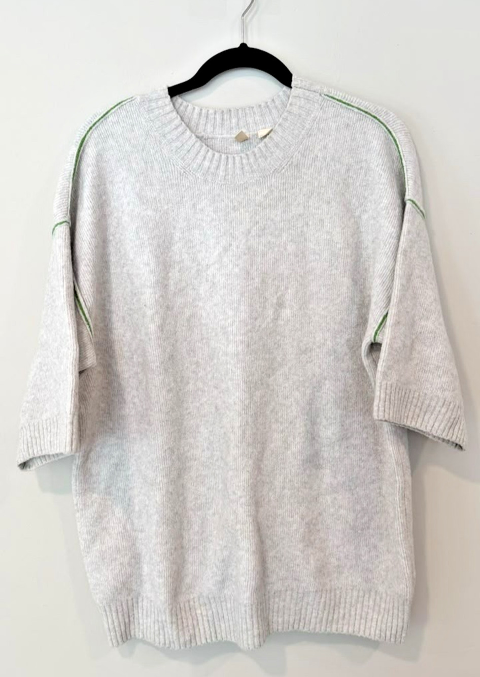 Anthropologie Moth Sweater Women's Oversize Crewneck Wool Blend Medium 3093